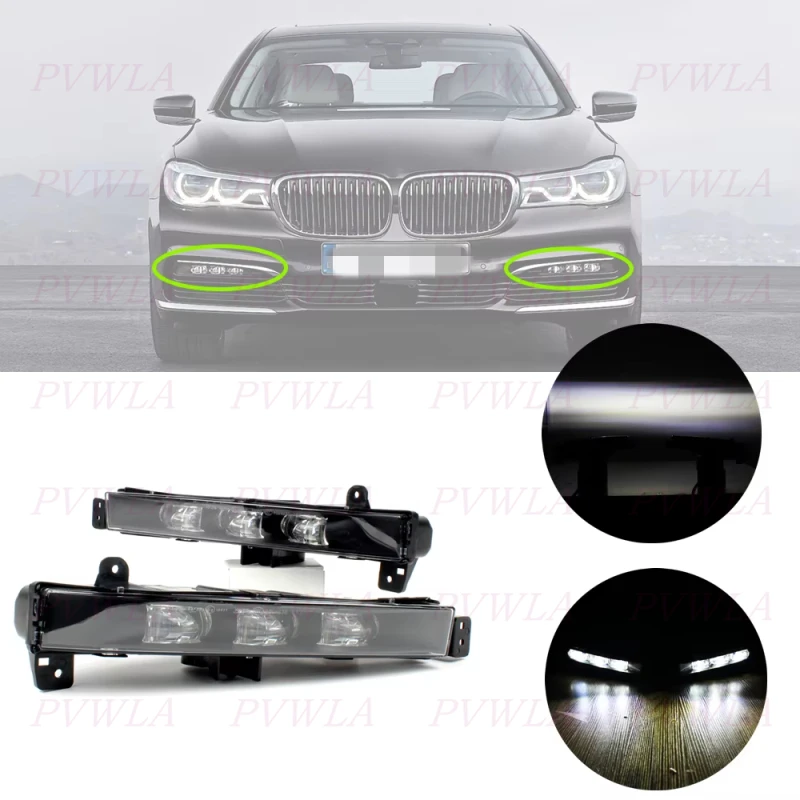

LED DRL Daytime Running Light For BMW 7Series G11/G12 730i 740i 750i 2016 2017 2018 2019 63177342953/63177342954 Car Accessories