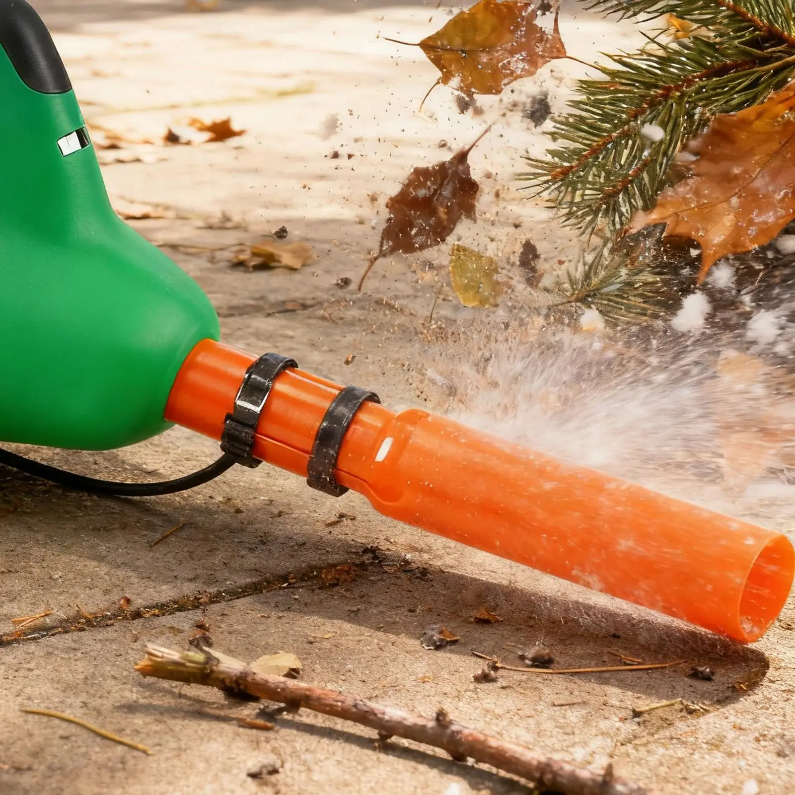 

Leaf Blower Attachment Doubles Airflow Booster Replacement Leaf Blower Air Booster for Snow Debris All Weather Backyard Garden