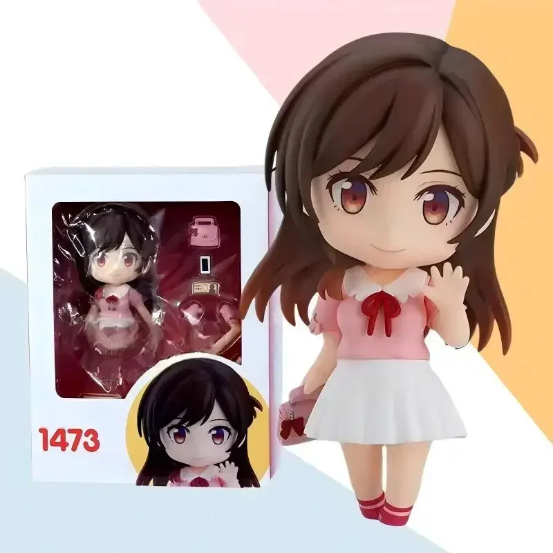 

In Stock Nendoroid 1473 Chizuru Mizuhara Rent-A-Girlfriend Anime figure Action Finished Figure Model kit Toy Gift for kids