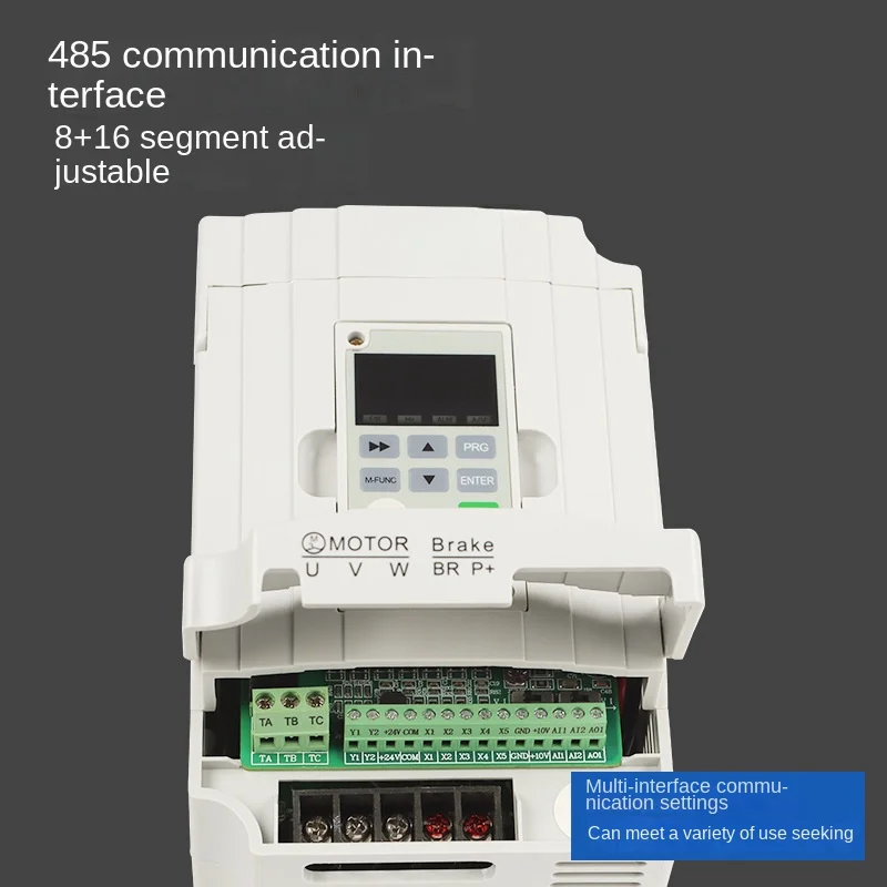 عاكس صغير من سلسلة FU9000M، 0.75KW-2.2KW، ثلاث مراحل 220 فولت/380 فولت، وحدة تحكم في سرعة المحرك الصناعي، المضخة الكهربائية والمروحة