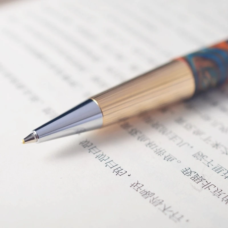 Low Discount Beast  Rollerball Pen German G2 Black 0.7mm Refill Handmade Resin Ball Pen Kawaii Collection Kawaii Stationery Pens