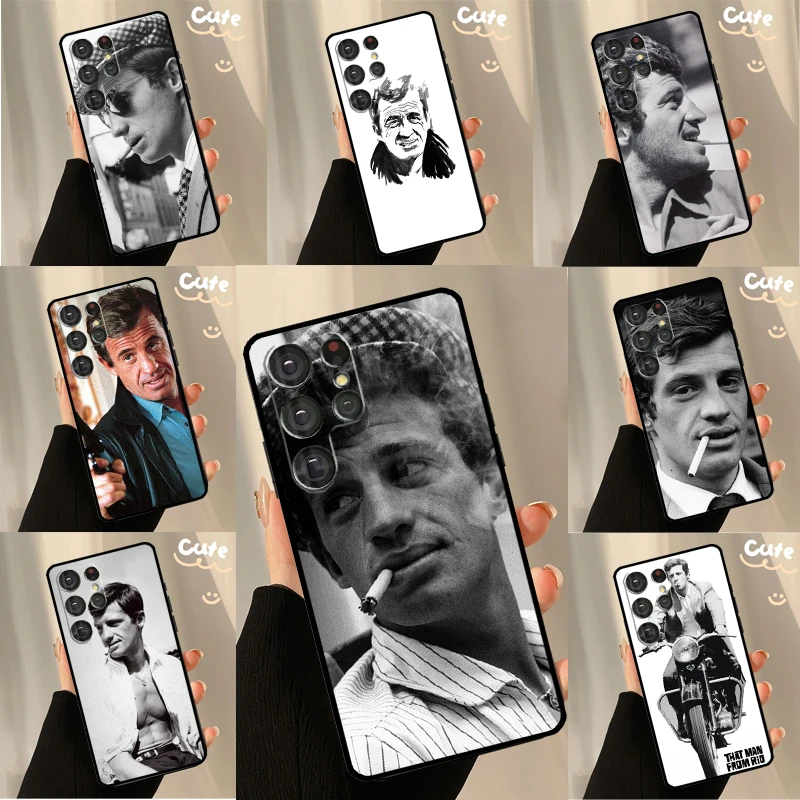 Jean-Paul Belmondo Case For Samsung Galaxy S23 S20 FE S21 Ultra S8 S9 S10 Note 10 Plus Note 20 S22 Ultra Cover