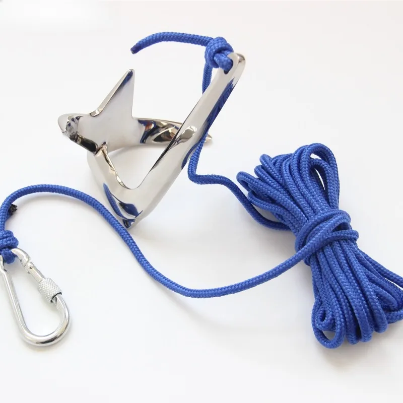 Stainless Steel 316 Bruce Anchor, Boat Anchor, Kayak Anchor, Inflatable Floating Sampan, Inflatable Boat Anchor
