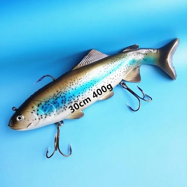 MUKUN 20cm/30cm 134g/300g Big Game 3D Plastikköder Weichköder Silikonköder zum Angeln Künstlicher Köder Isca Pesca – Detail 14