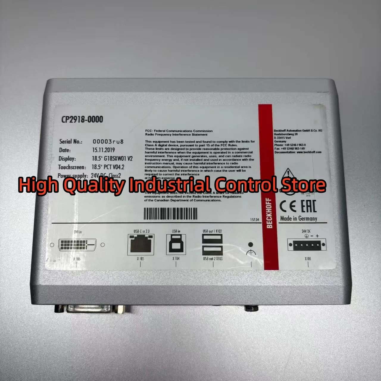 

CP2918-0000 Сенсорный экран HMI 100% НОВЫЙ