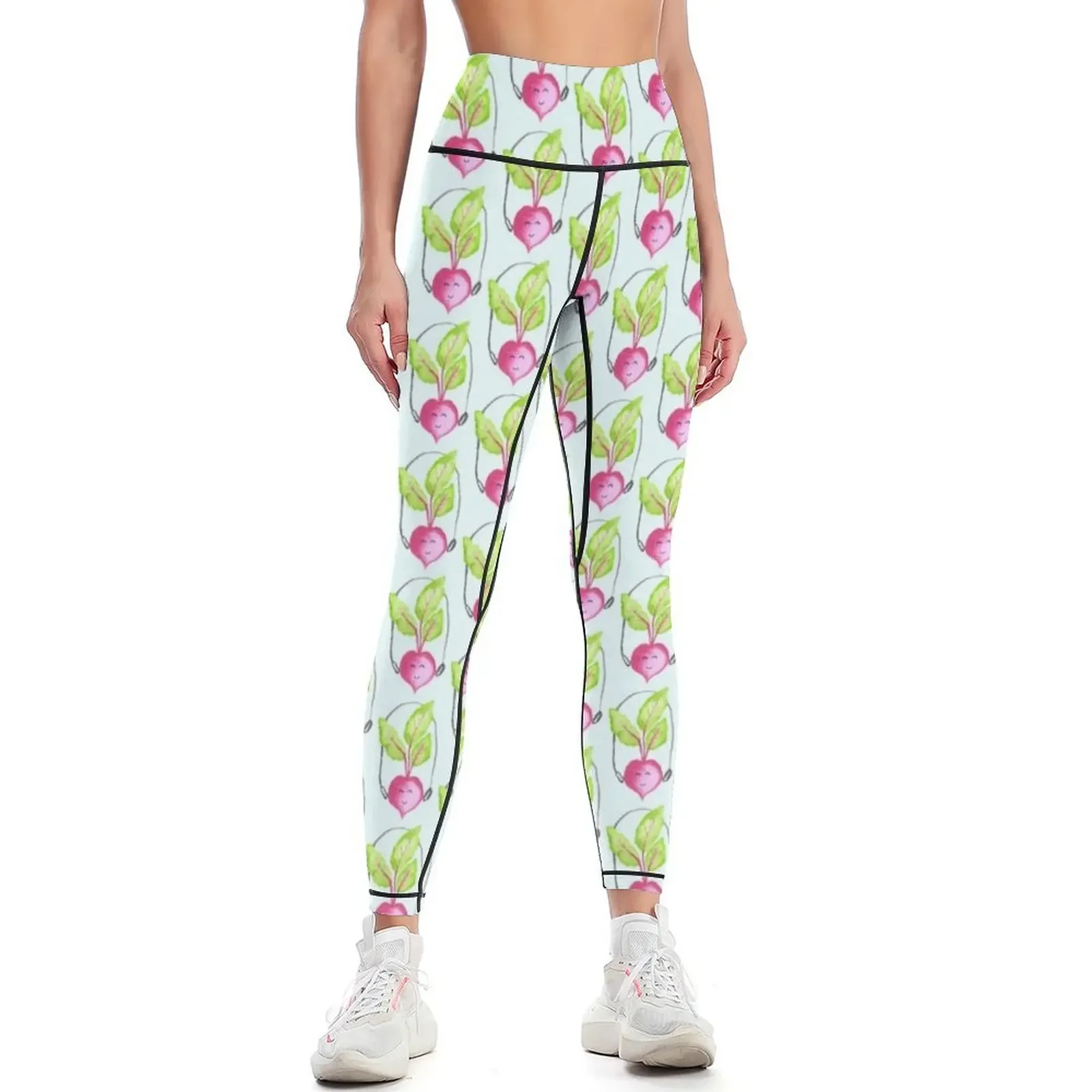 You Make My Heart Skip A Beet - Blue Leggings gym top Pants sport joggers for Women sports Womens Leggings