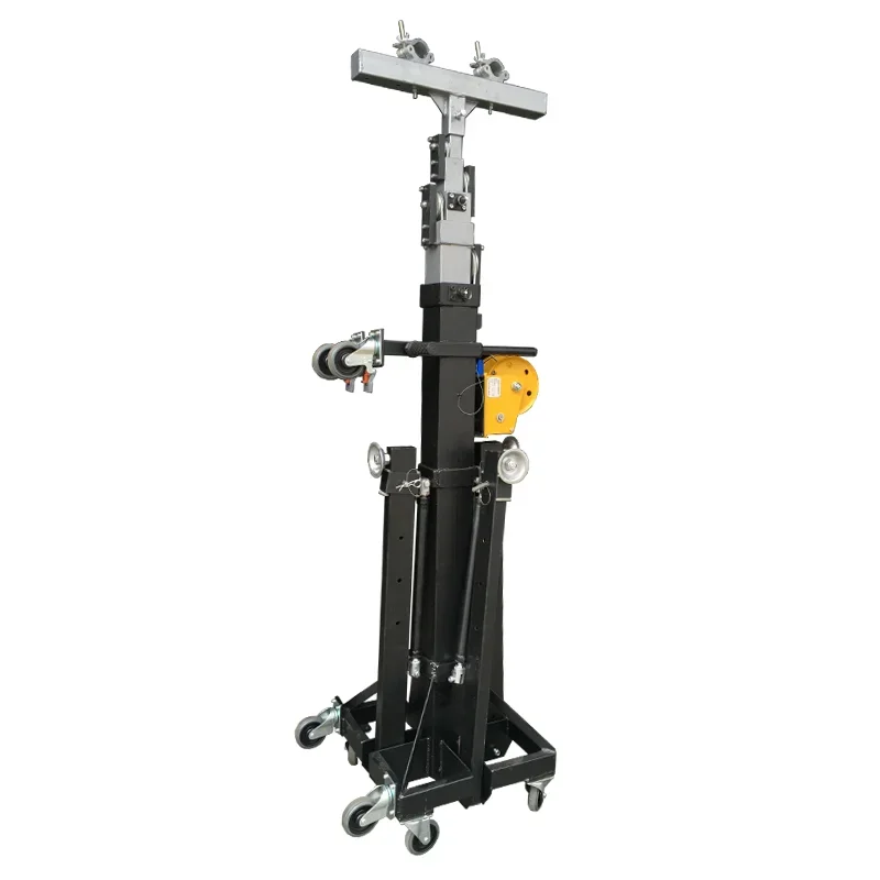 Heavy Duty 4/6m Adjustable Steel Crank Repair Stand With Stabilizer Outriggers