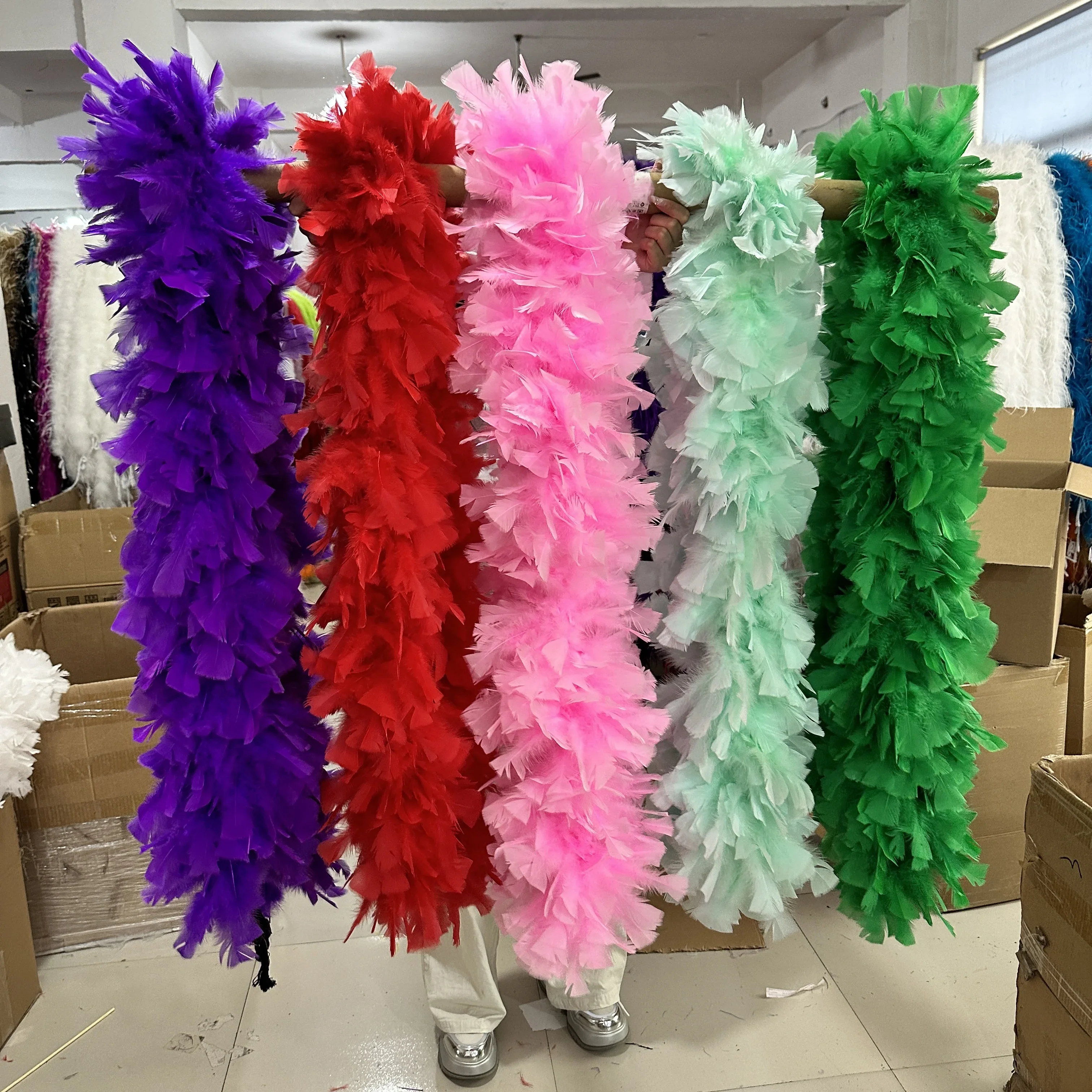 Platte kalkoenverenband 2M 200 - Feather Trim Marabou recensie en prijs