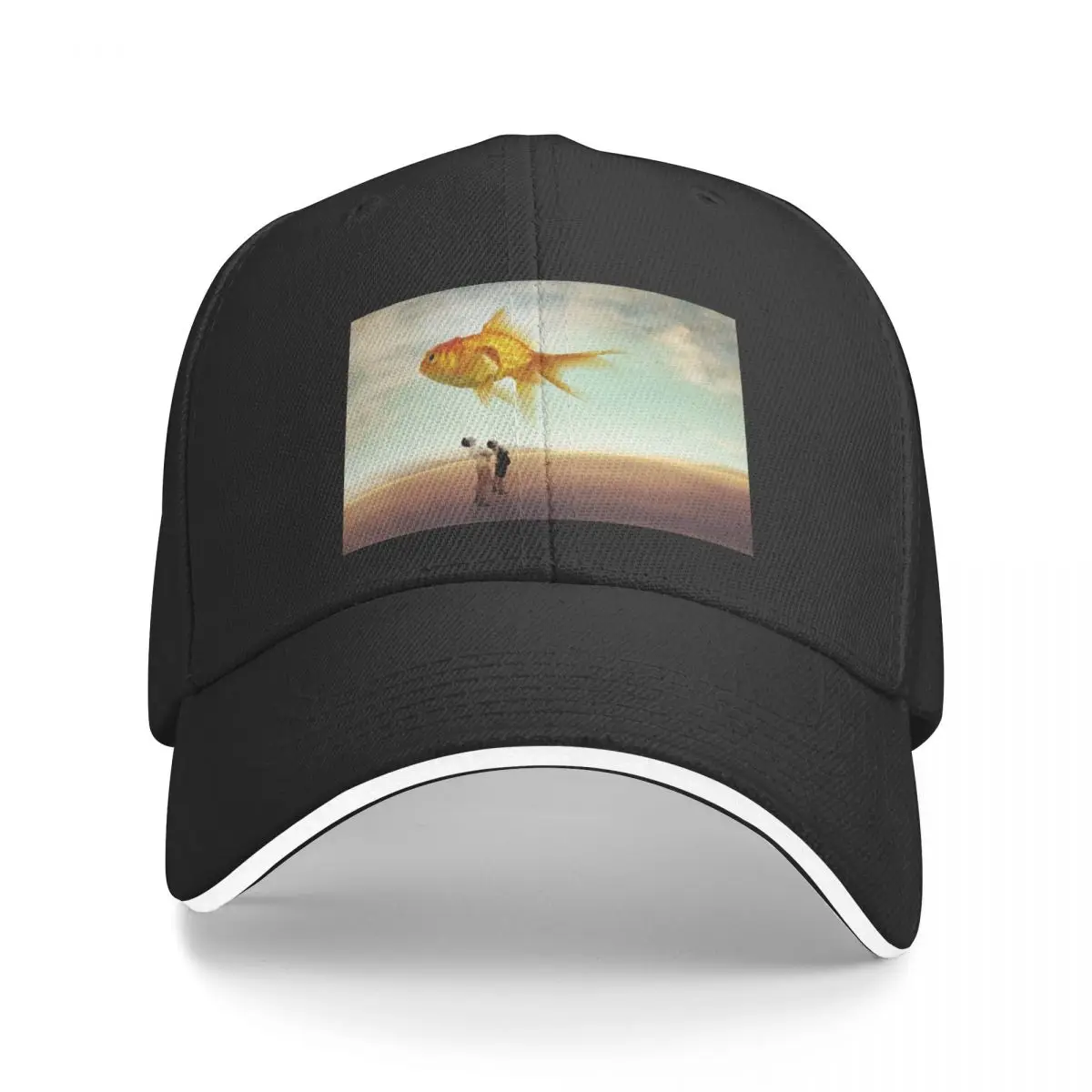 

Glow Goldfish Baseball Cap Fashion Beach summer hat Mens Caps Women's