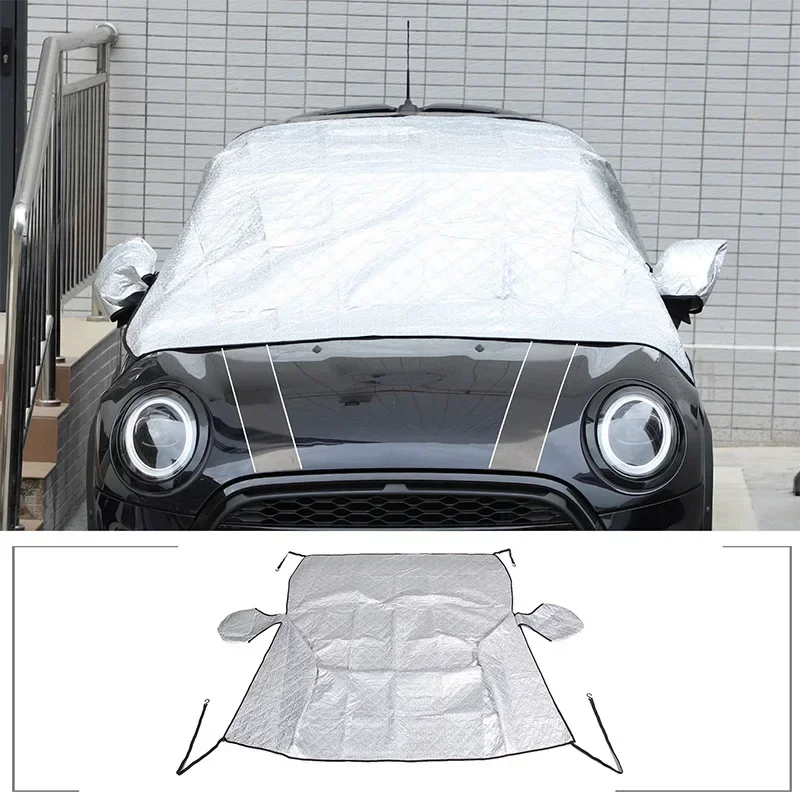 For BMW MINI COOPER 2014-2022 Car Windshield Snow Anti Frost Cover Windproof Winter Ice Snow Shield Trim Car Accessories