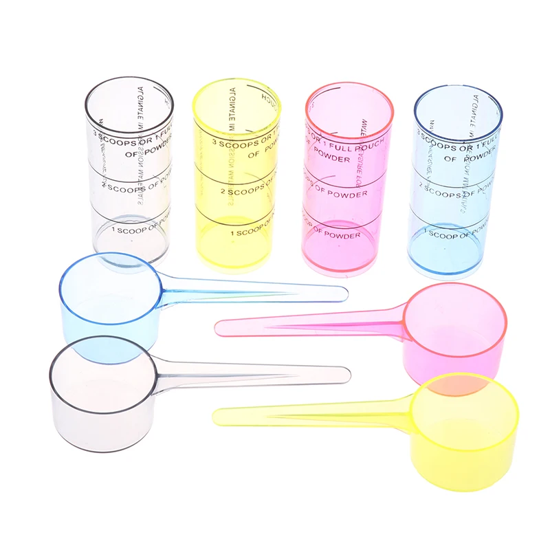 Plastic Dental Alginate Spoon Measuring Scoop For Liquid Dental Lab Oral Impression Material Mixing Cup Powder Surveying Tools