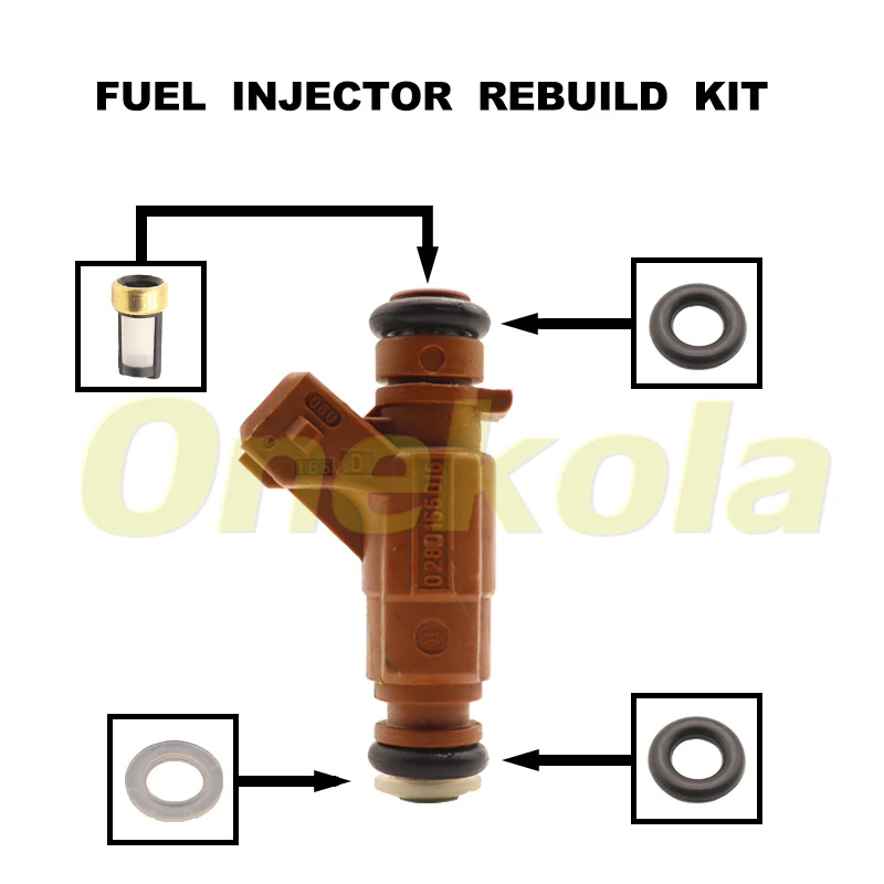 Kit de joints toriques d\'injecteur de carburant, Johonneur Pound, Mercedes M113, E50, V8, 5.0L, A11307800.25, 0280156016