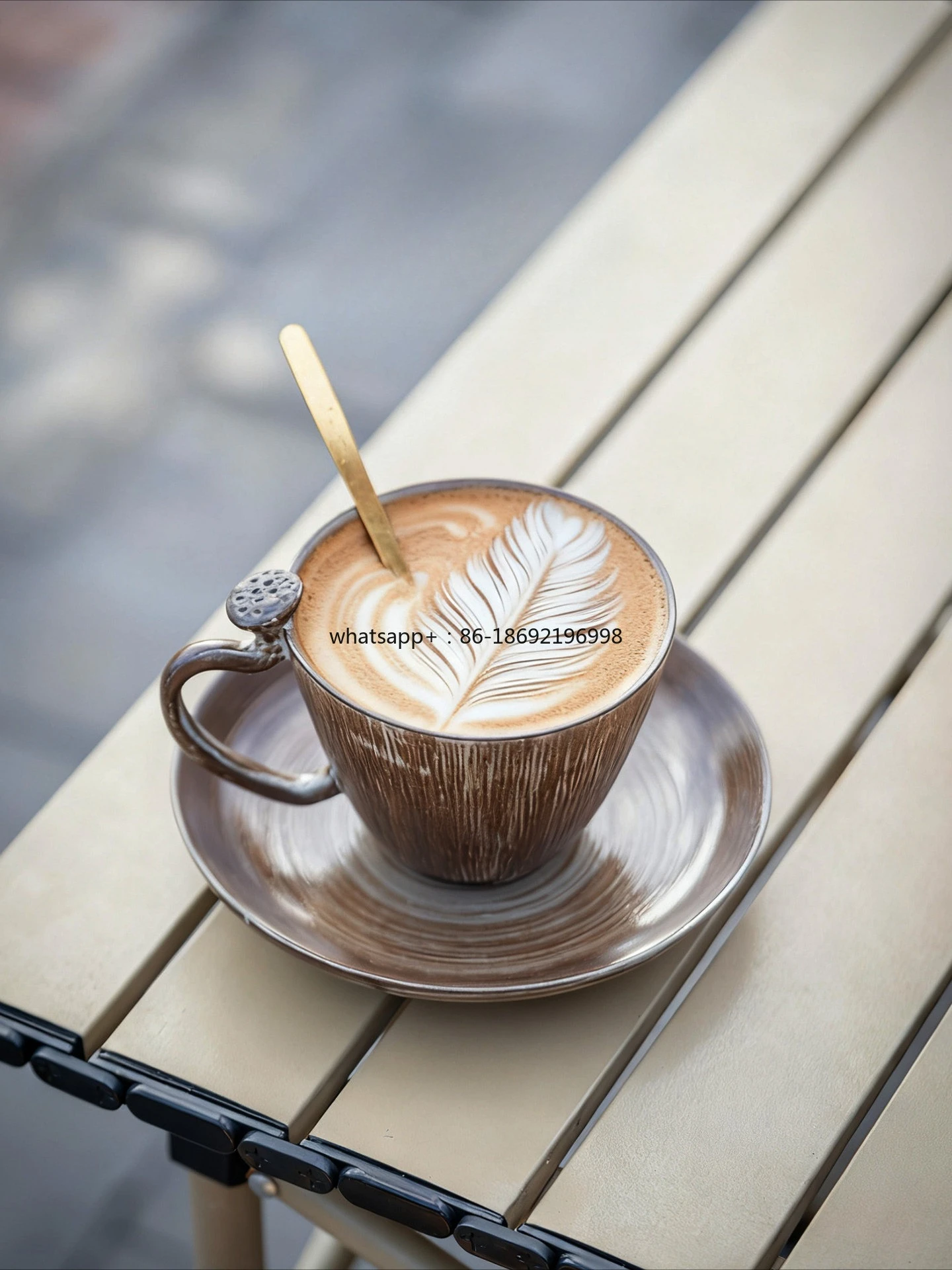 Coffee Tea Latte - 260ml Vintage filiżanki do kawy i