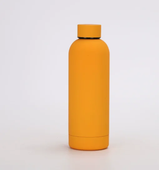 Thermosfles met eigen logo, grote vacuümfles van roestvrij staal, draagbare thermosfles, outdoor sportwaterfles, reismok 500ml