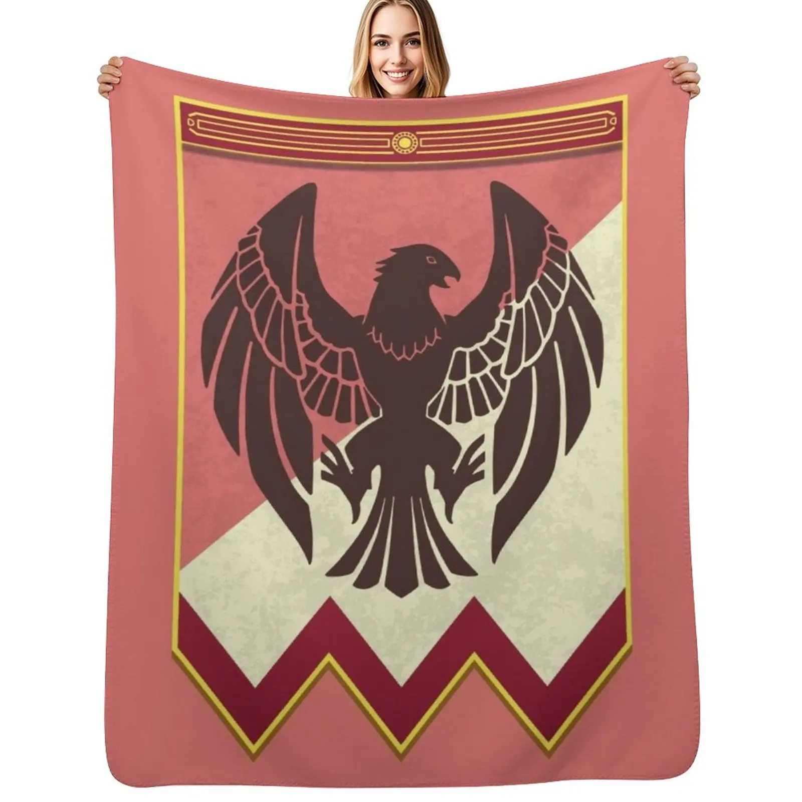 

Fire Emblem 3 Houses: Black Eagles Banner Throw Blanket Sofas Summer Giant Sofa Soft Big Blankets