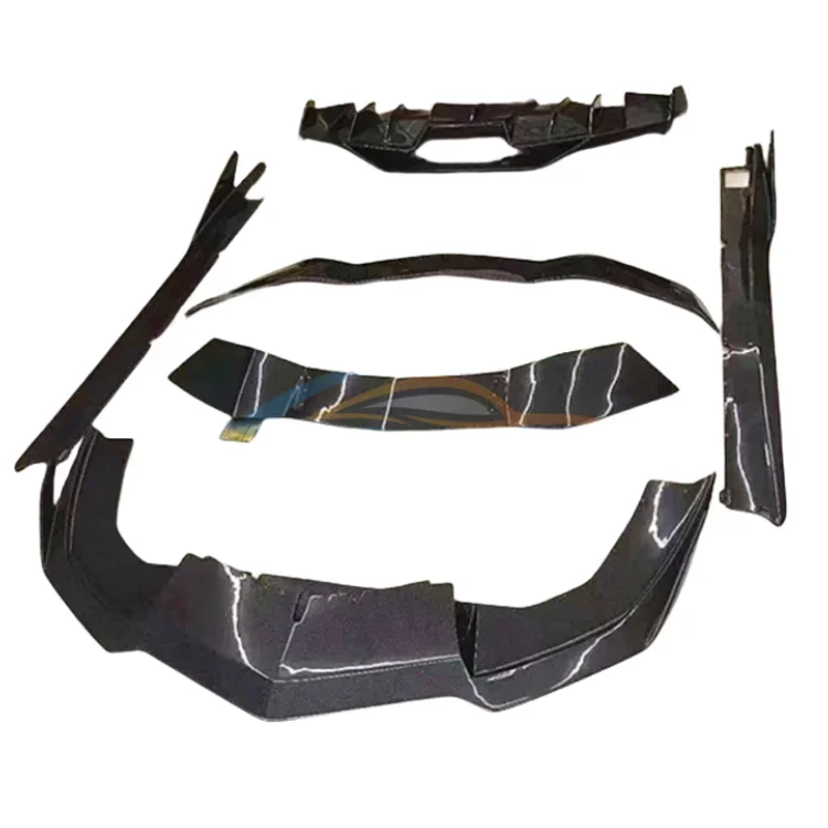 Suitable for Lamborghini Aventador LP700 modified carbon fiber RZ style body kit front lip skirt rear diffuser wing