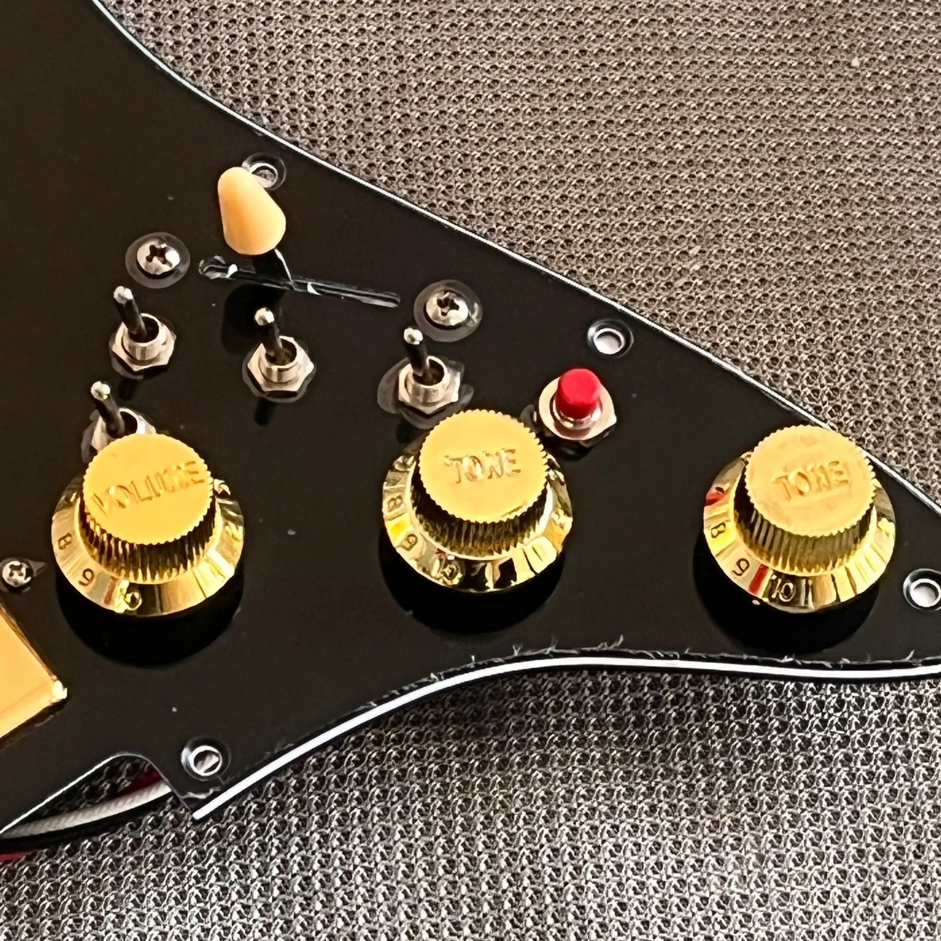 HHH Geladen Gitaar St Slagplaat Set Goud Alnico 5 Humbucker Pickups Spoel Splitsen Schakelaar Multi Schakelaar Harnassen Voor FD ST