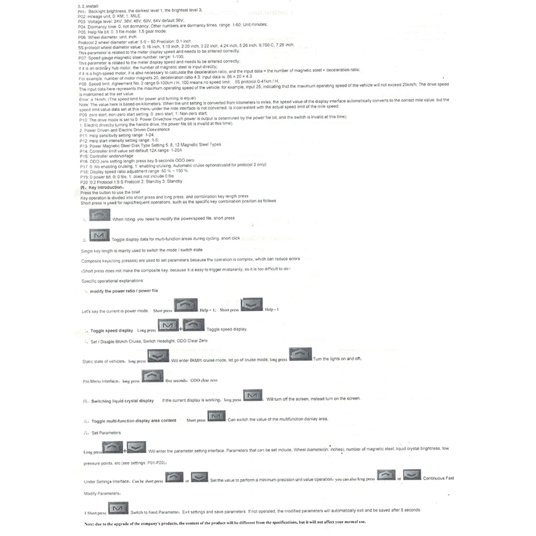 36-60V Plastic Electric LCD M5 Display Meter Display Smart KT Bicycle Modification Motor Bicycle Parts HOT
