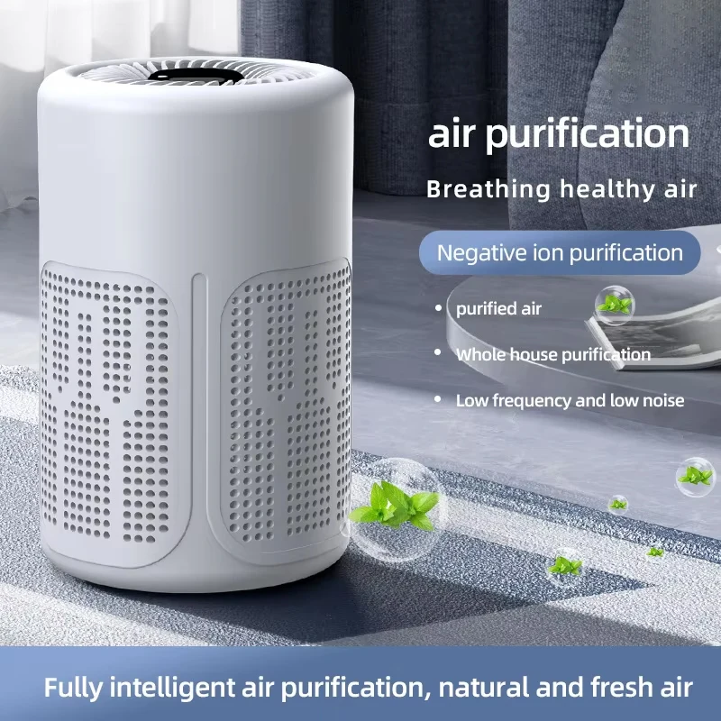 Mini Desktop Air Purifier HEPA Negative Ion USB Portable Air Cleaner Remove Formaldehyde Odor Smoke Dust for Home Office Car view 4