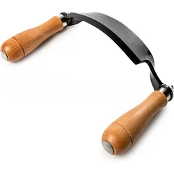 Draw Knife 8 Inch Straight Line/Crescent Shaped Bark Shovel Tree Peeling Planing Woodworking Carving Trimming Deburring Tools