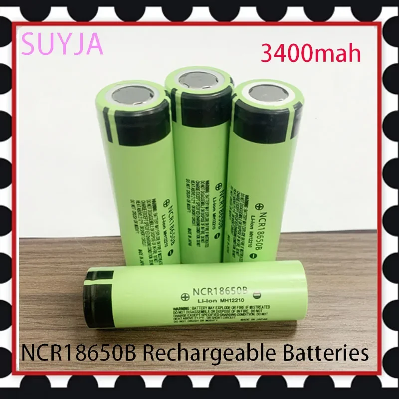 Nieuwe NCR18650B werkelijke capaciteit originele 18650 batterij 3.7 V 3400 mAh lithium oplaadbare batterij 18650li-ion batterij