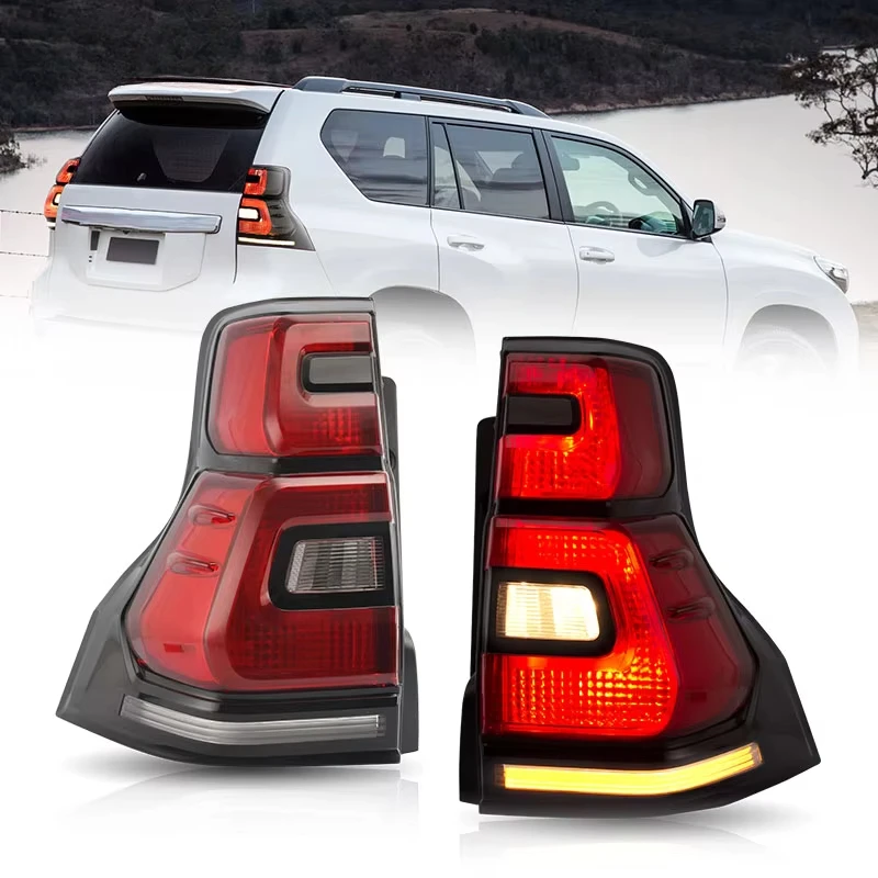 Car Tail Light Prado FJ150 LED Taillights 2011-2018 Rear Lights Tail Lamp Dynamic Auto Lamps for Toyota Land Cruiser Prado