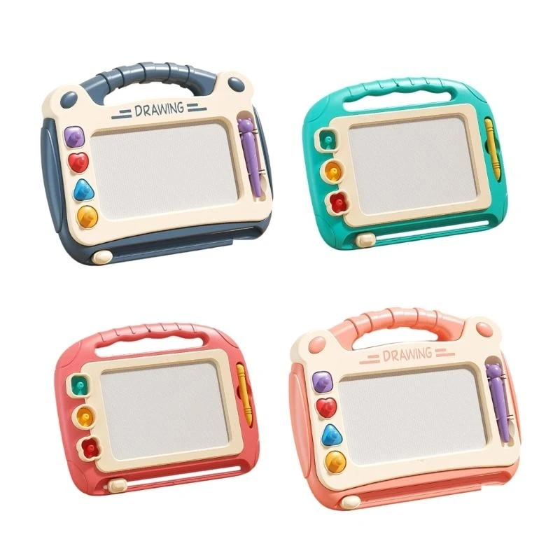 Painting Board with Stamp and Pen Drawing Toy for Preschool Learning