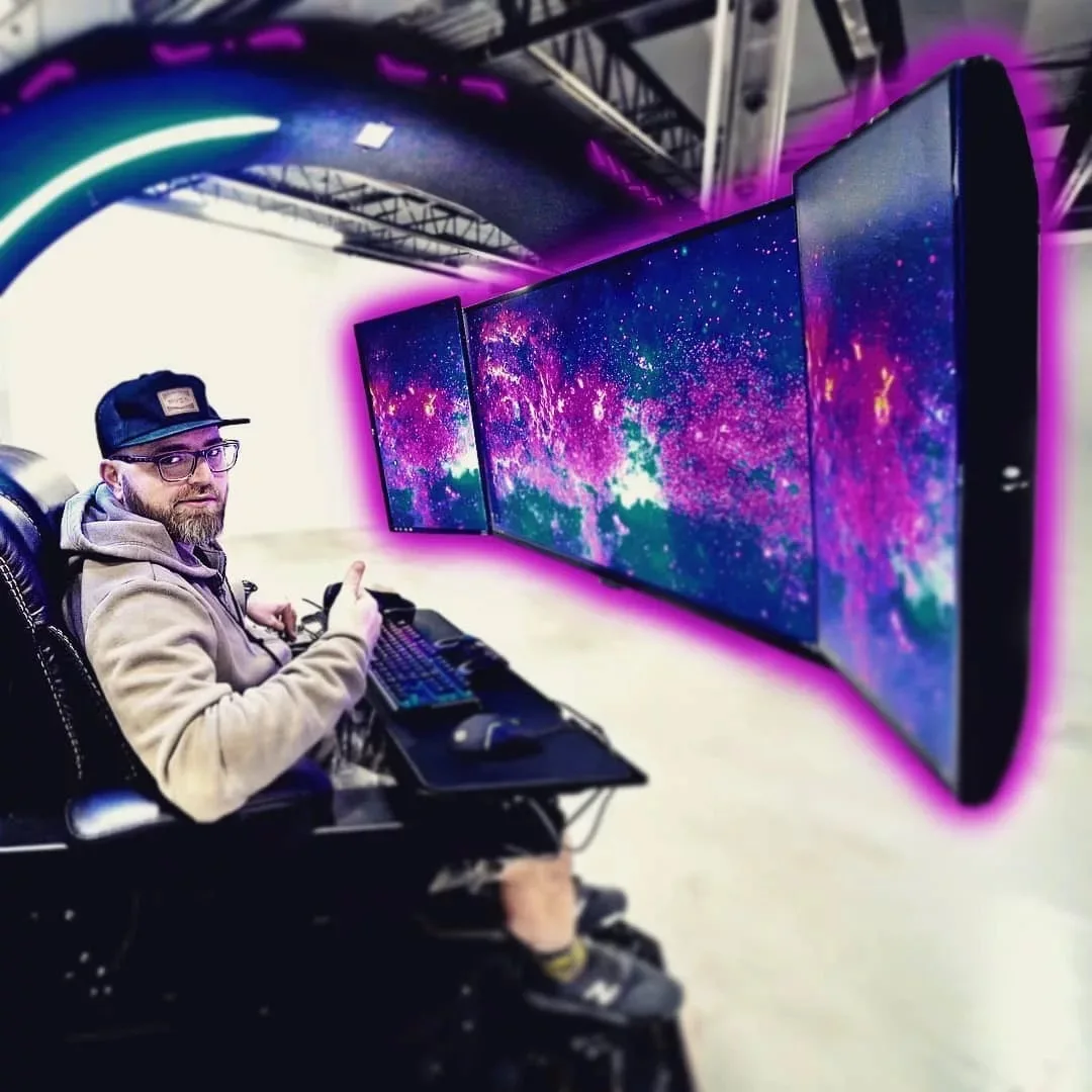 High-tech Intelligence Manufacturer Triple Monitors Ergonomics Cool Integrated Cockpit Office Gaming Chair From China