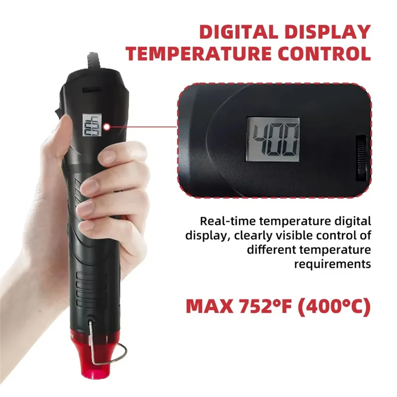 A26F-HOT AIR PEN COMPONENT Electric Power Temperature Blower 250W For Welding Repair EU Plug