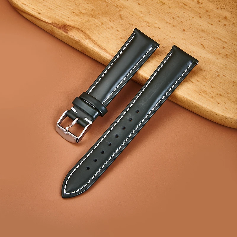 New Leather Strap Men'S Women'S Leather Watch Straps General Business Leather Strap Used Precision Replacement Of Watch Straps