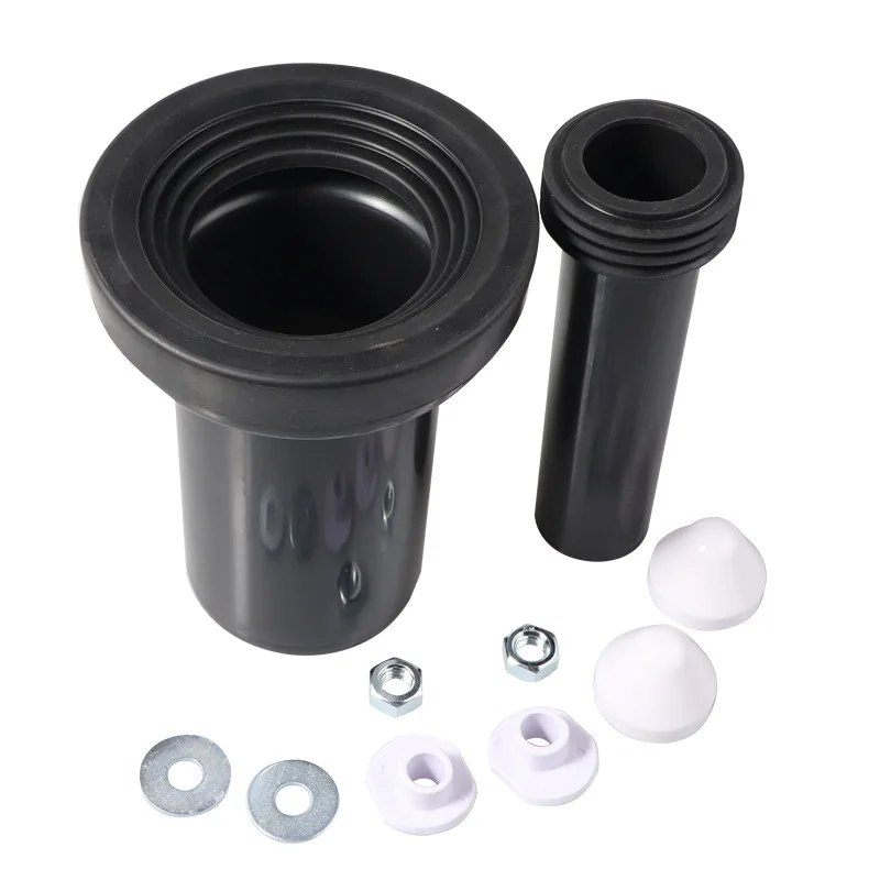 Universal Wall-mounted Hidden Accessories Sewage Pipe Wall Drain Toilet Water Outlet Inlet Pipe Decorative Cover Screw Pack