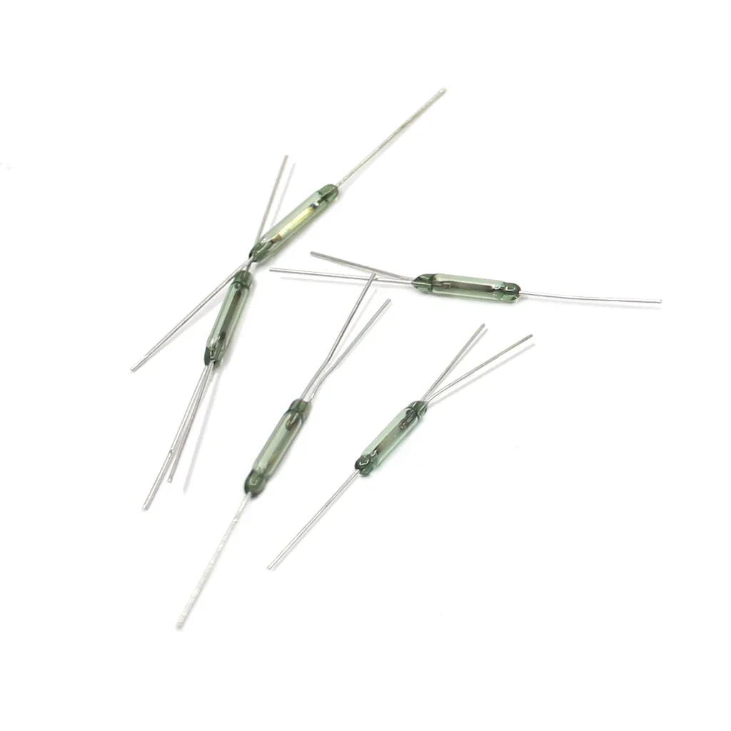 Reed Switch 3 pin Magnetic Switch 2.5*14mm Normally Open Normally Closed Conversion 2.5X14MM NO NC Conversion for Sensors