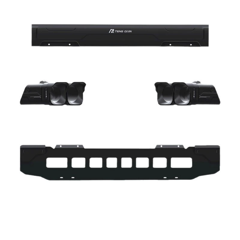 Suitable for Land Rover New Defender Modification 90/110/130 Ark Tailpipe Kit Aluminum Alloy Exhaust Pipe Upgrade