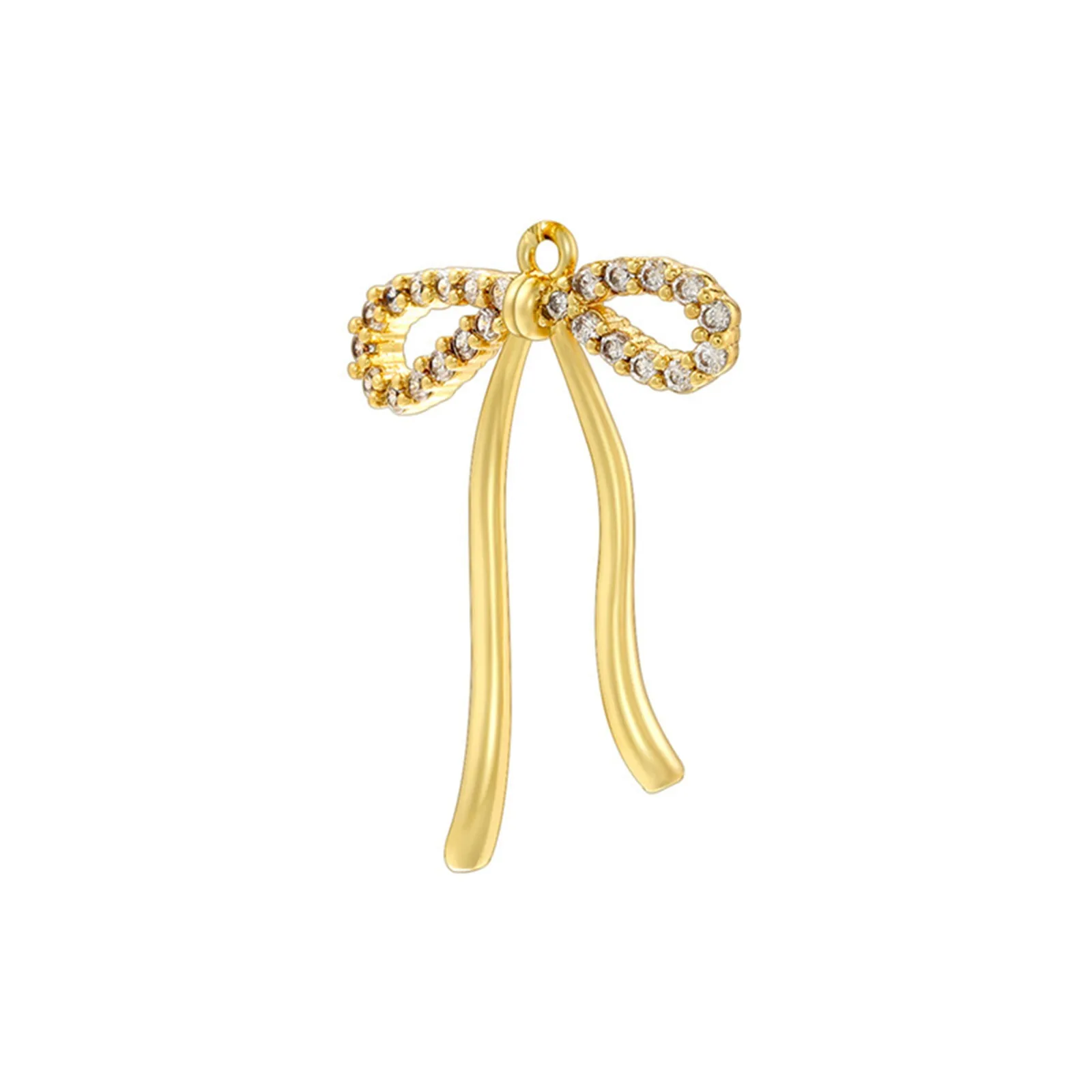 1pc Neue Messing Charme Mehrfarbige Bowknot 3D Acryl Imitation Perle Strass Anhänger Für Frauen DIY Schmuck Machen Halskette Geschenke – Detail 8