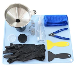 Cleaning kit for Resin 3D Printer for Photon LCD including Metal Funnel Filter 1 pc Plier cleaning tool