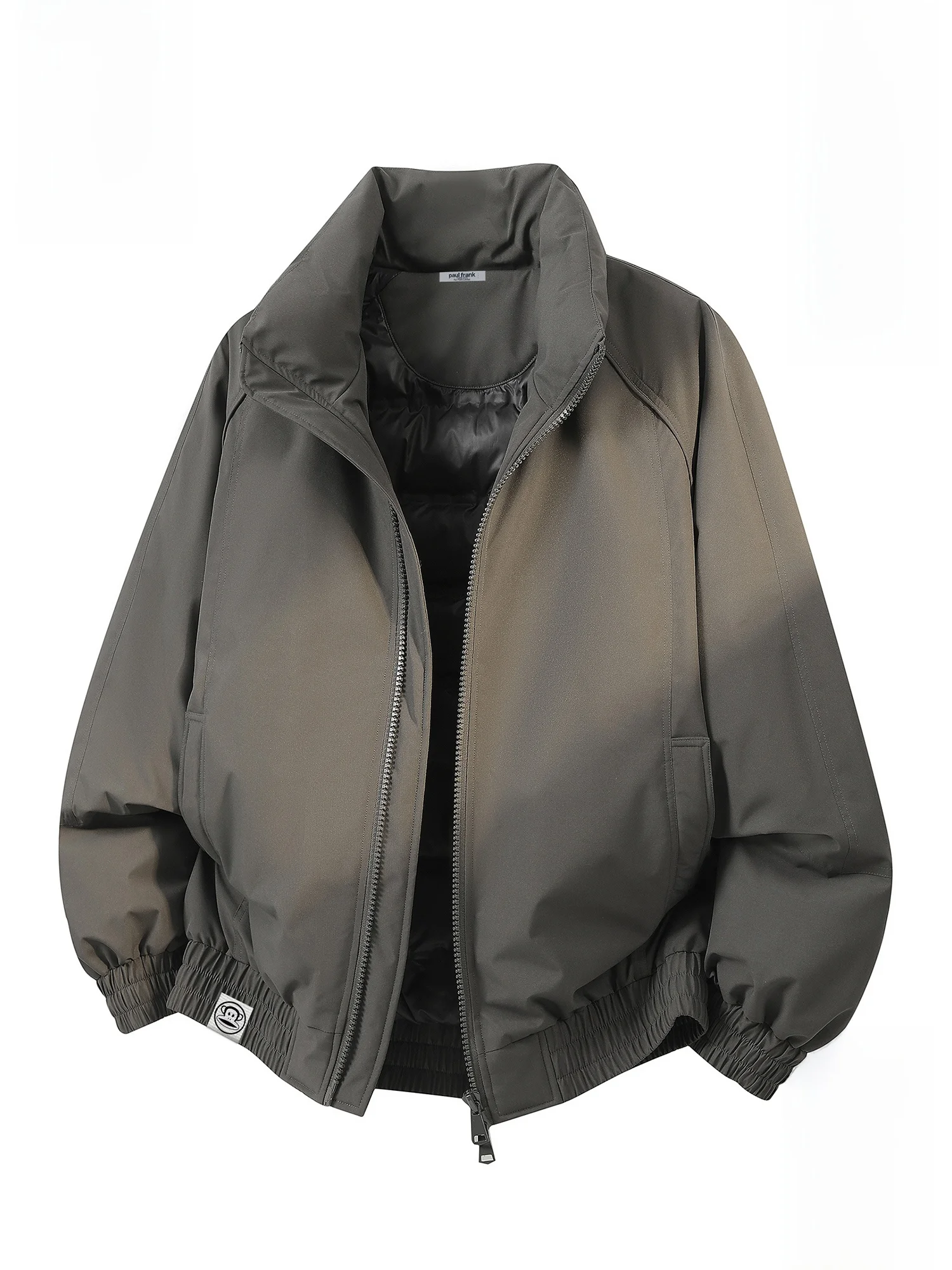 

Мужская зимняя повседневная куртка Paul Frank с воротником-стойкой из хлопка, высококачественная, для отдыха, молодежная, популярная, из полиэстера.