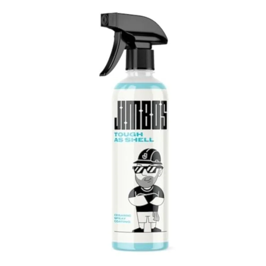 

JIMBO'S TOUGH AS SHELL CERAMIC SPRAY Ultra Durable Hybrid Ceramic Coating for Automotive Paint Glass Trim and More Provides Sup
