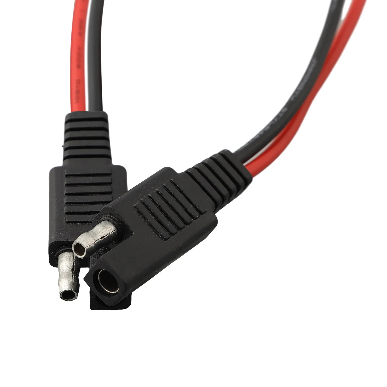 1-2 Paar 2 Kernen Mannelijke Vrouwelijke Sae Enkelvoudige Verlengkabel 18awg 12V 10a Sae Connector Kabel Snel Loskoppelen Verlengkabel