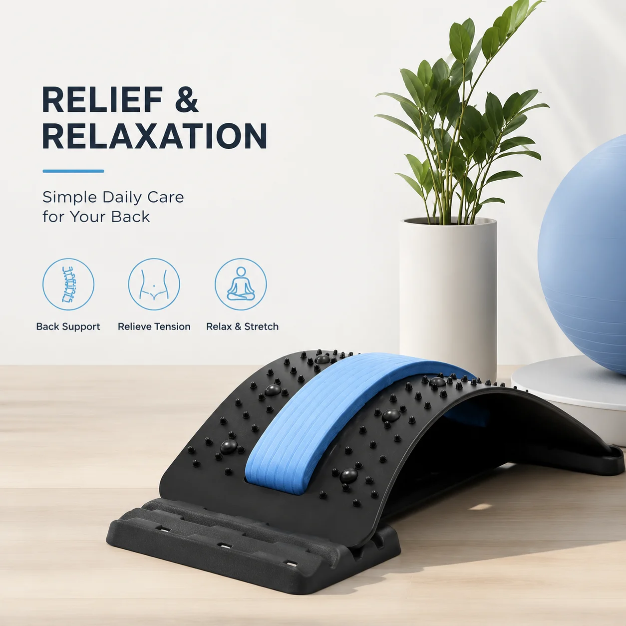3-stufig verstellbarer Rückens – Back Stretcher Lumbar Bewertung und Preis
