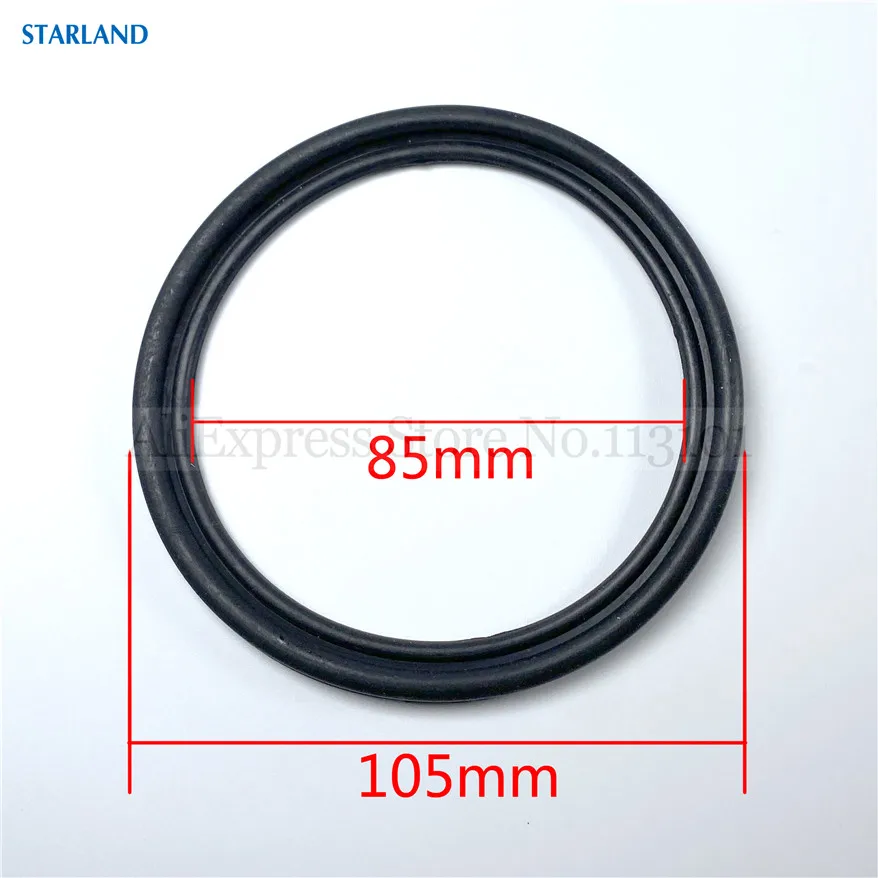 Anillo de sellado grande para máquinas de helado, accesorio de junta negra, reemplazo de VSP Soft, de 10,5 CM diámetro exterior, 1 unidad