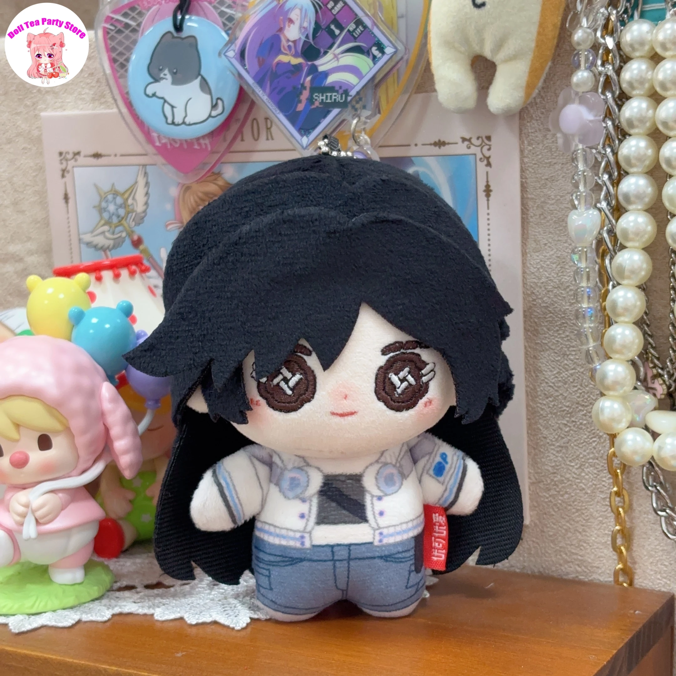 

Qi Shiyi Antiquarian Cotton Doll 10cm Cute Plush Starfish Body Pendant Toys Anime Identity Ⅴ Series Keychain Ornament Gift
