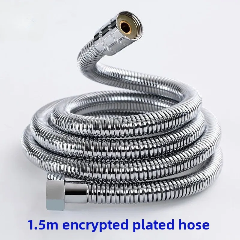 

Baokemo Stainless Steel Shower Hose Explosion-Proof Large Flow Compression Resistance 1/2inch 2M