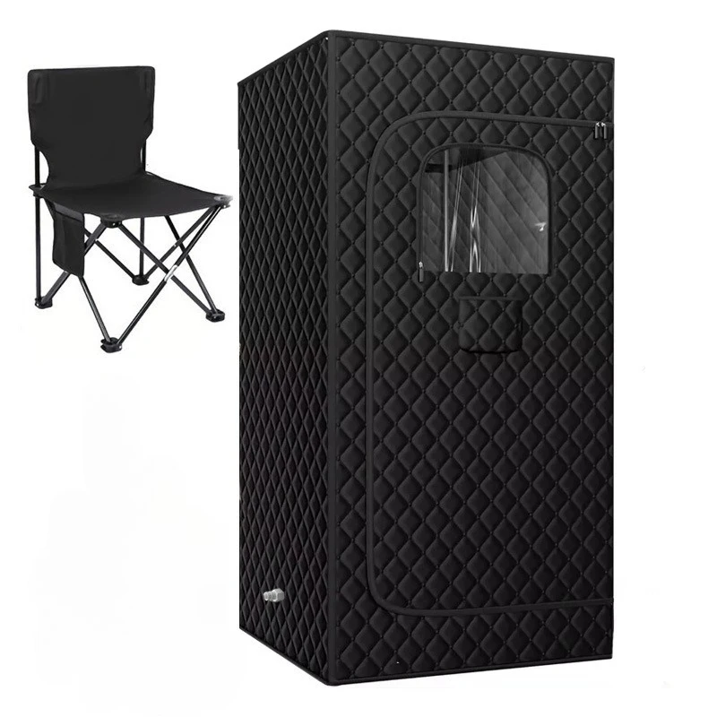 Portable Foldable Steam Sauna Room Waterproof Oxford Fabric Stainless Steel Pipe Nature Hike Tents Camping Equipment Sauna Tent