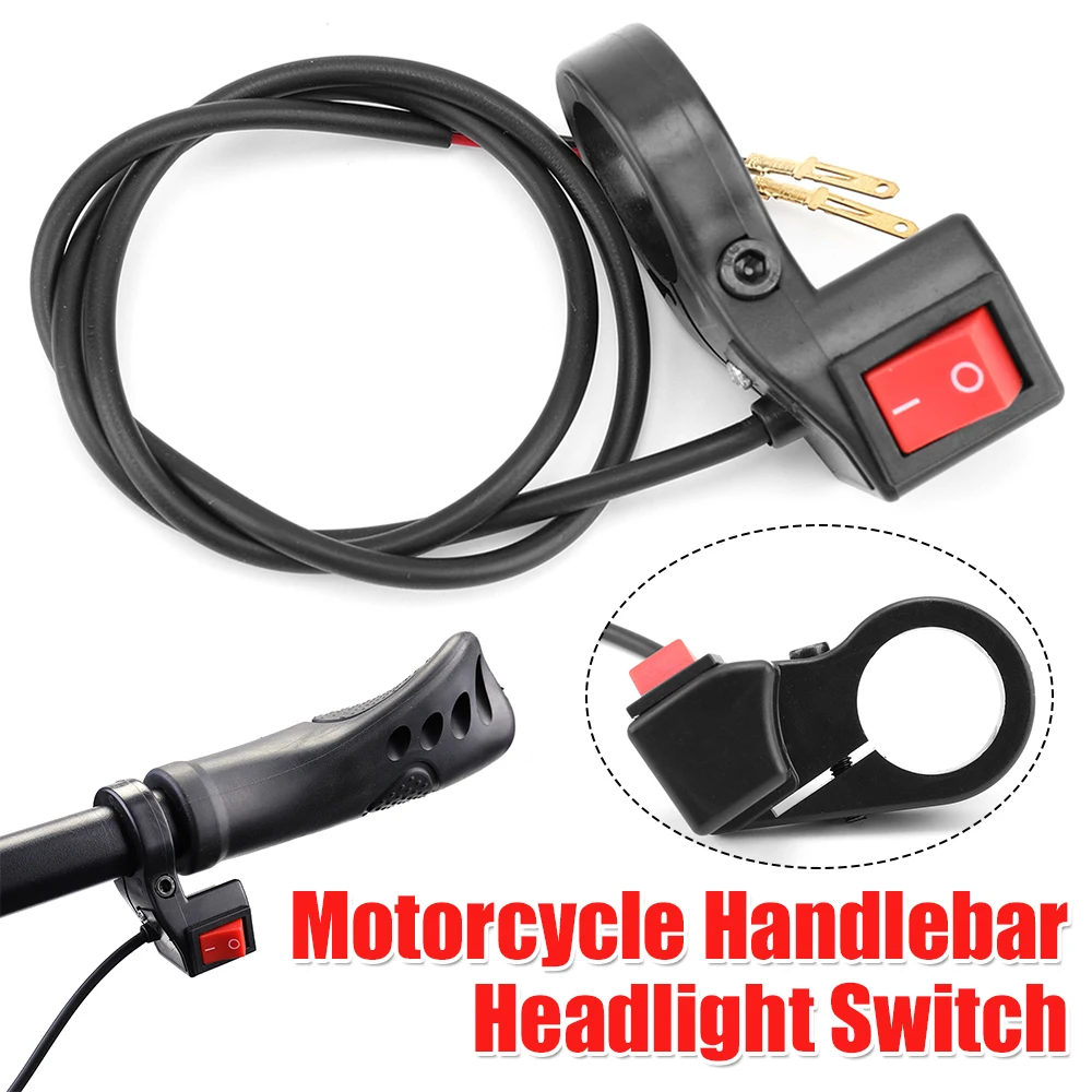 Motorrad-Lenker-Scheinwerferschalter, professioneller E-Bike-ATV-Aus-Taster, Lichtschalter, Motorradteile