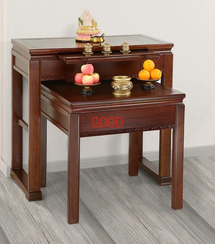 Solid Wood Congo Rosewood Altar Incense Incense Able Buddha Able Home Guanyin God Of Wealth Able