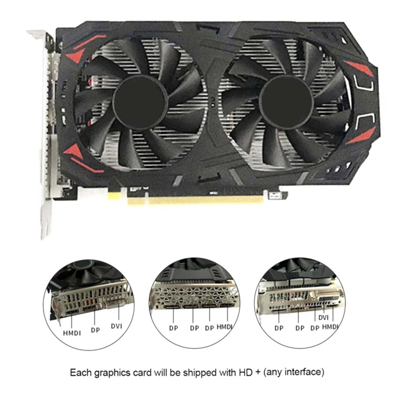 RX580 8GB For AMD DDR5 256Bit Eating Chicken Game Graphics Card RX580 Desktop Video Card Game Discrete Graphics Card