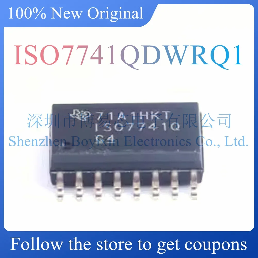 NEW ISO7741QDWRQ1.Original Product.Package SOIC-16