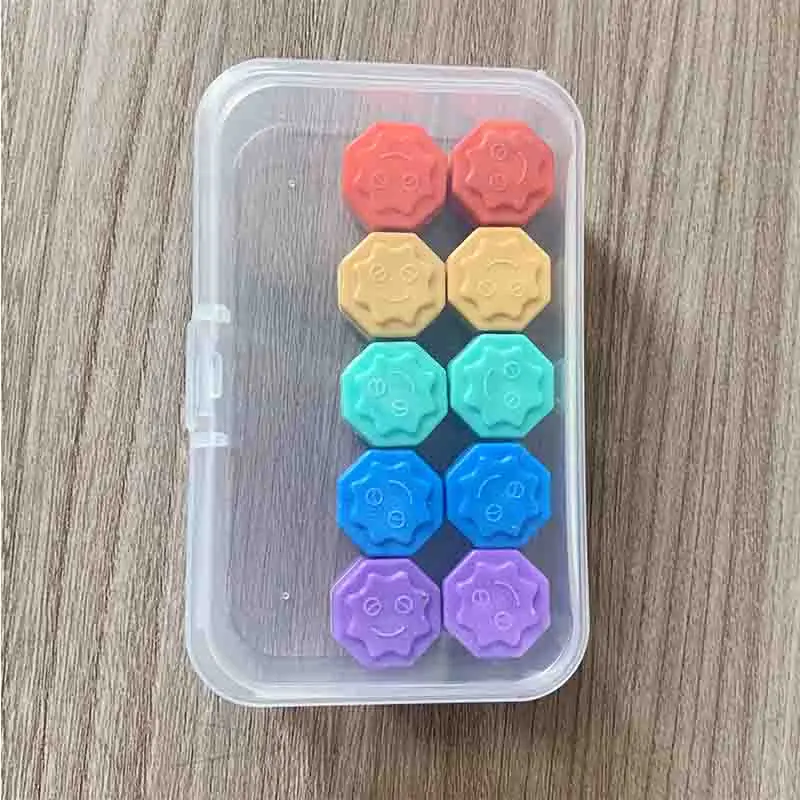 6Pcs/box Korea Traditional Play Gonggi Korean Game Stones Pebbles Set Finger Exercise Tpy Party Suppliers Color Random