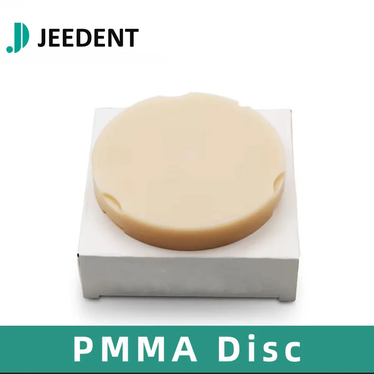 

JEEDENT 98mm Dental PMMA Disc - Monolayer CAD/CAM Milling Acrylic for Crowns, Bridges & Denture Restorations