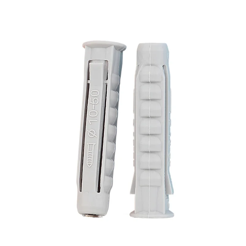 6mm 8mm 10mm 12mm Tetrahedral Plastic Expansion Tube Plug Wall Anchor for TV Bracket Range Hood Air Conditioner Mounting